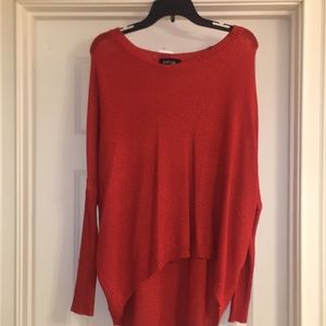 Fab'rik Red Lightweight Knit Women's Sweater